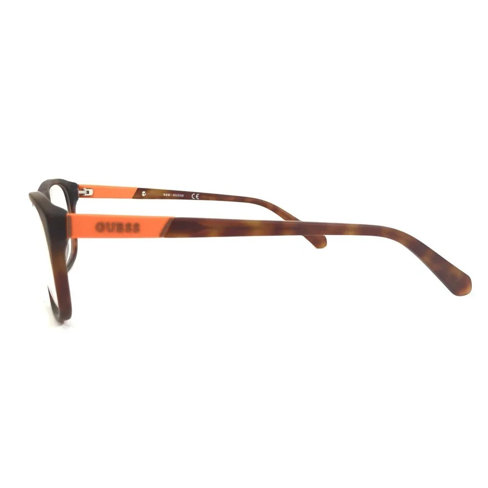 Guess Eyeglasses Frames GU1866 052 Brown Tortoise Orange Square 53-18-145